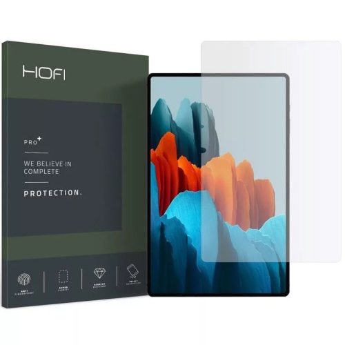 Samsung Galaxy Tab S7 / Tab S8 / Tab S9 Kijelzővédő fólia, ütésálló fólia, Tempered Glass (edzett üveg), Clear