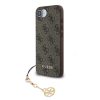 Guess 4G Charm iPhone 17e / iPhone 16e kemény hátlap tok, barna