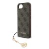 Guess 4G Charm iPhone 17e / iPhone 16e kemény hátlap tok, barna