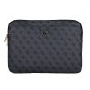 Guess PU 4G Triangle Logo Sleeve 14" laptop táska, fekete