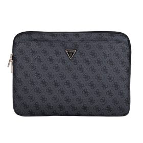   Guess PU 4G Triangle Logo Sleeve 14" laptop táska, fekete
