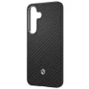 Samsung by Spigen Enzo Aramid Magnetic Galaxy S25 mágneses gyári tok, fekete-ezüst