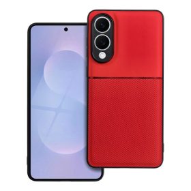 Forcell Noble Samsung Galaxy S25 Edge hátlap tok, piros