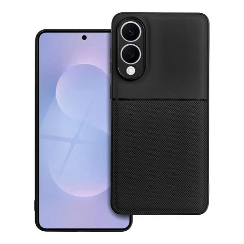 Forcell Noble Samsung Galaxy S25 Edge hátlap tok, fekete