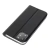Forcell Sensitive Samsung Galaxy S25 Edge oldalra nyíló flip tok, fekete