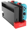 iPega 9186 Dock pro töltő állomás N-Switch /Joy-con kompatibilis, fekete/piros