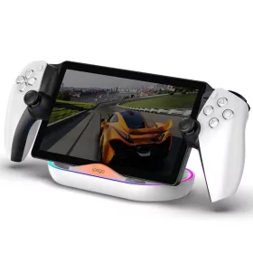   iPega P5P02 PlayStation Portal töltő dokkoló RGB világítással, fehér