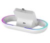 iPega P5P02 PlayStation Portal töltő dokkoló RGB világítással, fehér