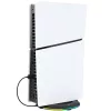 iPega P5S025S PlayStation 5 Pro/Slim függőleges állvány RGB világítással, fekete