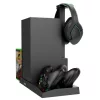 iPega XBX013 Xbox multifunkcionális konzol tartó állvány kontroller töltő résszel, fekete