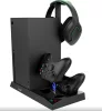 iPega XBX013 Xbox multifunkcionális konzol tartó állvány kontroller töltő résszel, fekete