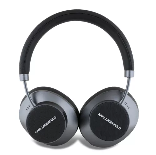 Karl Lagerfeld Saffiano Metal Logo ANC/ENC Wireless vezetéknélküli fejhallgató, fekete