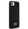 Lacoste Iconic Petit Pique Woven Logo iPhone 17e / iPhone 16e MagSafe tok, fekete