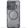 Nillkin Iceblade Prop Apple Xiaomi 15 mágneses szilikon tok, fekete-átlátszó