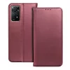 Honor 400 Lite Smart Magneto flip tok, burgundi