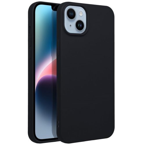 Matt szilikon Honor 400 Lite tok, fekete