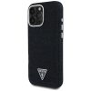 Guess Denim Triangle Logo iPhone 16 Pro Max MagSafe hátlap tok, fekete
