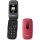 Panasonic KX-TU446EXR nyomógombos telefon, piros - fekete