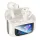 Hoco TWS EQ21 ANC bluetooth headset, aktív zajszűréssel, fehér