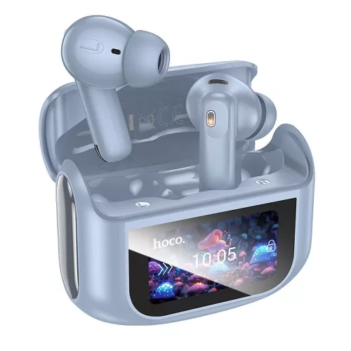 Hoco TWS EQ21 ANC bluetooth headset, aktív zajszűréssel, kék