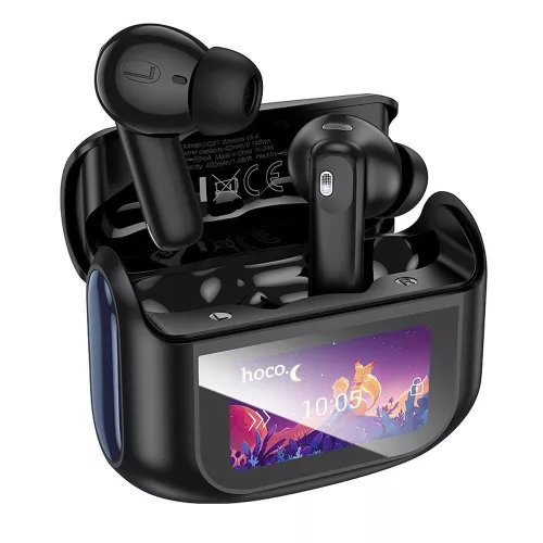 Hoco TWS EQ21 ANC bluetooth headset, aktív zajszűréssel, fekete