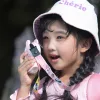 PICOCICI K47 walkie-talkie gyerekeknek, nyuszi alakú, 2db, kék-rózsaszín