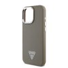 Guess Grained Triangle Apple iPhone 16 Pro Max MagSafe tok, barna