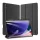 Dux Ducis Domo Samsung Tab S10 Plus/S9 Plus/S9 FE Plus kihajtható tok S-pen tartóval, fekete