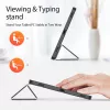 Dux Ducis Domo Samsung Tab S10 Plus/S9 Plus/S9 FE Plus kihajtható tok S-pen tartóval, fekete