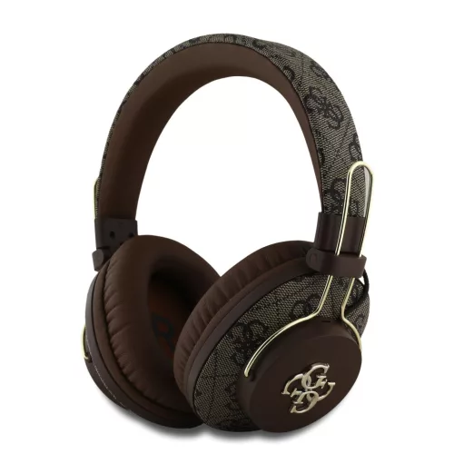 Guess PU 4G Metal Logo ENC Wireless fejhallgató, barna