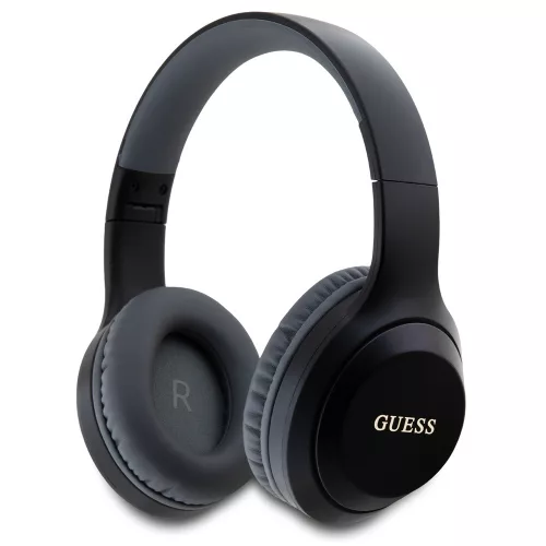 Guess Classic Silver Logo vezeték nélküli fejhallgató, fekete
