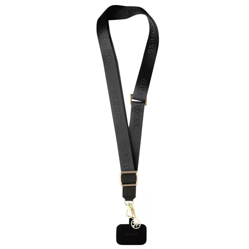 Guess Crossbody Strap Nylon 4G univerzális pánt, fekete