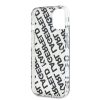 Karl Lagerfeld IML Electroplated Repeated Logo iPhone 15 Pro hátlap tok, arany
