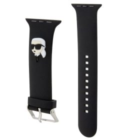   Karl Lagerfeld Karl Head NFT Apple Watch 38/40/41mm szíj, fekete