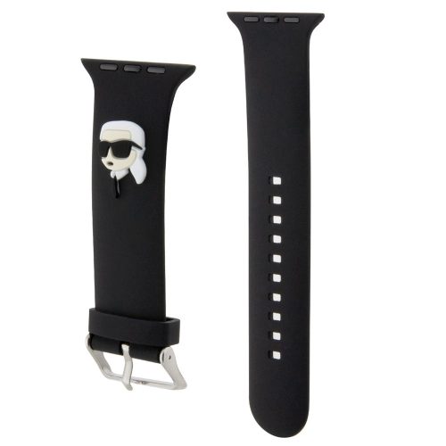 Karl Lagerfeld Karl Head NFT Apple Watch 38/40/41mm szíj, fekete