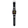 Karl Lagerfeld Karl and Choupette Head NFT Apple Watch 38/40/41mm szíj, fekete