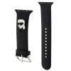 Karl Lagerfeld Karl Head NFT Apple Watch 42/44/45/46/49 szíj, fekete