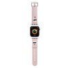 Karl Lagerfeld Karl and Choupette Head NFT Apple Watch 42/44/45/46/49 szíj, rózsaszín