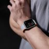 Dux Ducis Apple Watch 38/40/41mm szíj, szürke-narancssárga