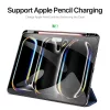 Dux Ducis Domo iPad Pro 13 (2024 / 2025) kihajtható tok pencil tartóval, fekete