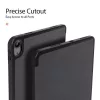 Dux Ducis Domo iPad Air 4/5/6 10.9 kihajtható tok pencil tartóval, fekete