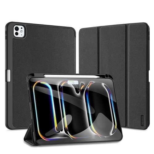 Dux Ducis Domo  iPad Pro 11 (2024 / 2025) kihajtható tok pencil tartóval, fekete