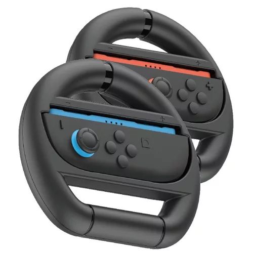 iPega SW2054 Racing Nintendo Switch 2 kormány JoyCon kontrollerhez, fekete