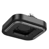 Hoco CQ16B 2in1 USB-C + vezeték nélküli asztali töltő, 5W, PD, QC, 3A, 30W, fekete