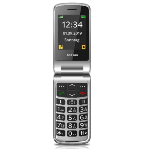 Beafon SL495 kamerás összecsukható Dual SIM mobiltelefon, LCD kijelzővel, fekete