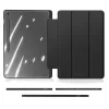 Dux Ducis Toby Samsung Tab S10 FE+ kihajtható tok pencil tartóval, fekete