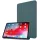 Samsung Galaxy Tab S8 Ultra 14.6 SM-X900 / X906, mappa tok, Trifold, sötétzöld