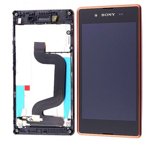 Sony Xperia E3 kompatibilis LCD modul, OEM jellegű, barna