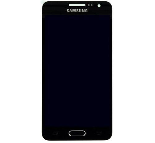 Samsung SM-A300 Galaxy A3 kompatibilis LCD modul, OEM jellegű, fekete