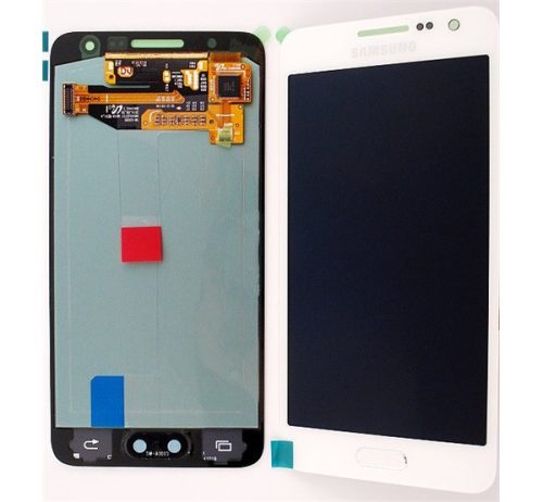 Samsung SM-A300 Galaxy A3 kompatibilis LCD modul, OEM jellegű, fehér